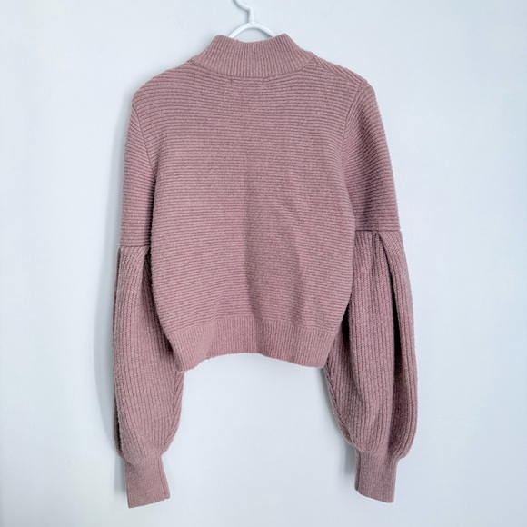 BLANK NYC $188 PRELUDE TO A KISS BALLOON SLEEVE SWEATER - Picture 6 of 14